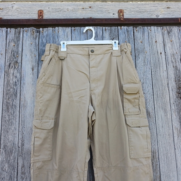 5.11‎ Tactical Taclite Pro Ripstop Cargo Pants Mens 38x36 Khaki Workwear - Picture 3 of 6